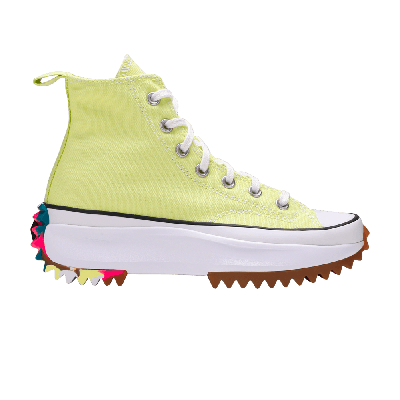 Pre-owned Converse Wmns Run Star Hike High 'light Zitron' In Yellow