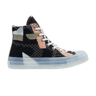 Pre-owned Converse Chuck 70 High 'knit Mashup' In Black