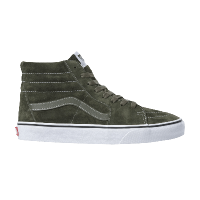 Pre-owned Vans Sk8-hi 'pig Suede - Olive' In Green