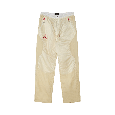 Pre-owned Air Jordan X Off-white Woven Pants 'fossil' In Cream