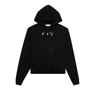 Pre-owned Off-white Marker Over Hoodie 'black'