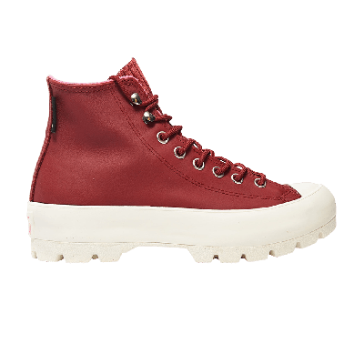 Pre-owned Converse Wmns Chuck Taylor All Star Lugged Winter High Gtx 'back Alley Brick' In Red