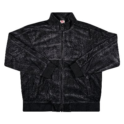 Pre-owned Supreme X Nike Velour Track Jacket 'black'