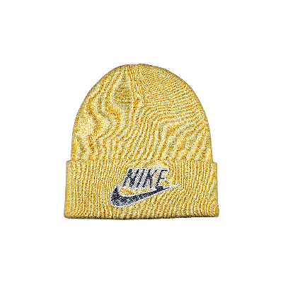 Pre-owned Supreme X Nike Snakeskin Beanie 'pale Yellow'