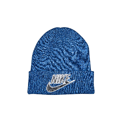 Pre-owned Supreme X Nike Snakeskin Beanie 'blue'