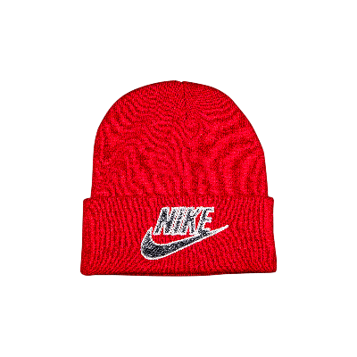 Pre-owned Supreme X Nike Snakeskin Beanie 'red'