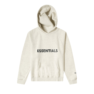 Pre-owned Essentials Fear Of God  Hoodie 'oatmeal' In Tan