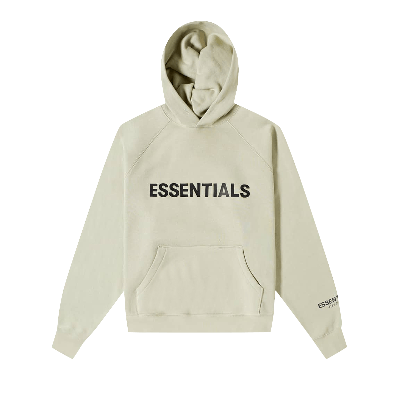 Pre-owned Essentials Fear Of God  Hoodie 'sage' In Tan