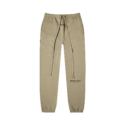 Pre-owned Essentials Fear Of God  Sweatpants 'olive' In Tan