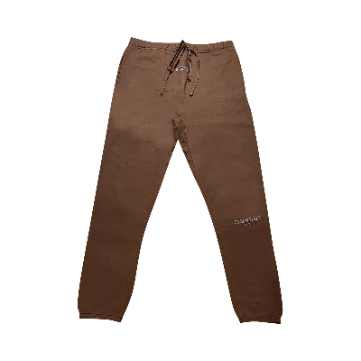 Pre-owned Essentials Fear Of God  X Ssense Sweatpants 'rain Drum' In Brown