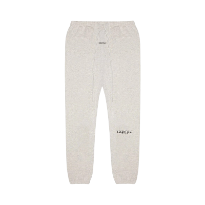 Pre-owned Essentials Fear Of God  Sweatpants 'oatmeal' In Cream