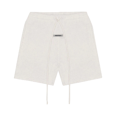 Pre-owned Essentials Fear Of God  Polar Fleece Sweat Shorts 'oatmeal' In White