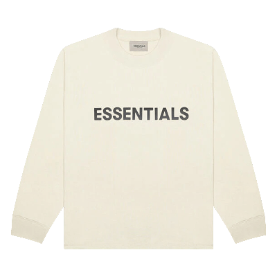 Pre-owned Essentials Fear Of God  Long-sleeve T-shirt 'cream'