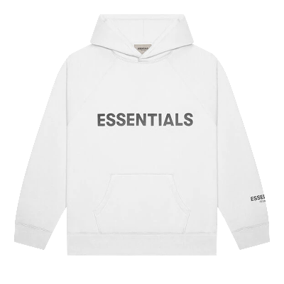 Pre-owned Essentials Fear Of God  Hoodie 'white'