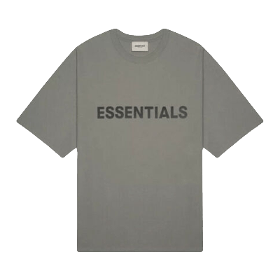 Pre-owned Essentials Fear Of God  T-shirt 'charcoal' In Gray