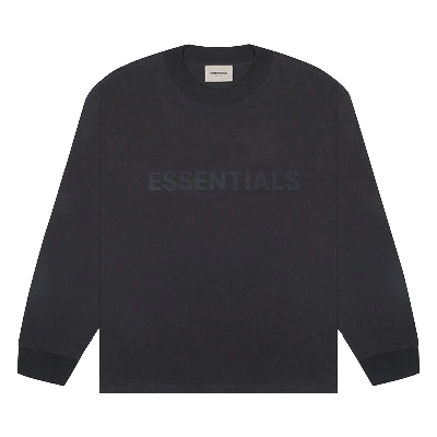 Pre-owned Essentials Fear Of God  Long Sleeve T-shirt 'black'