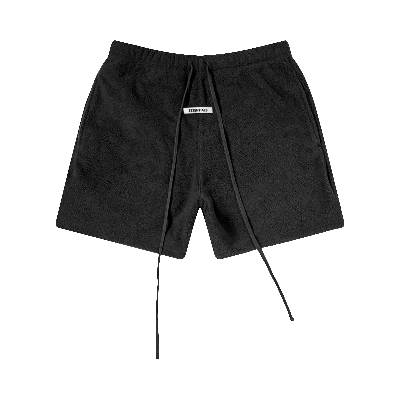 Pre-owned Essentials Fear Of God  Polar Fleece Sweat Shorts 'black'