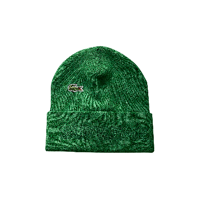 Pre-owned Supreme X Lacoste Beanie 'green'
