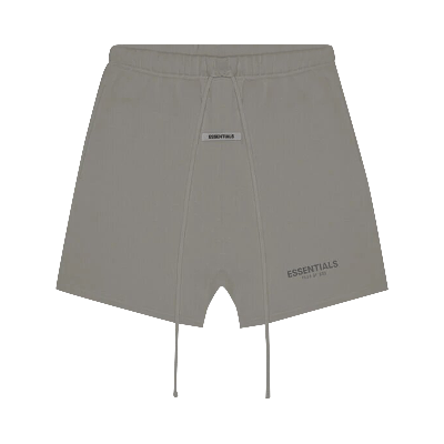Pre-owned Essentials Fear Of God  Sweat Shorts 'cement' In Grey