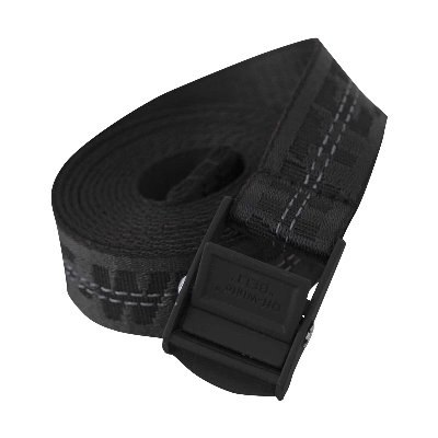 Pre-owned Off-white Mini Industrial Belt 'black'