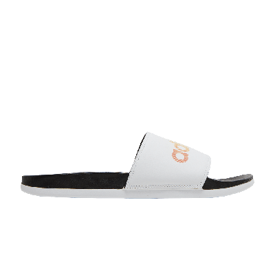 Pre-owned Adidas Originals Adilette Comfort Slide 'white Multi'