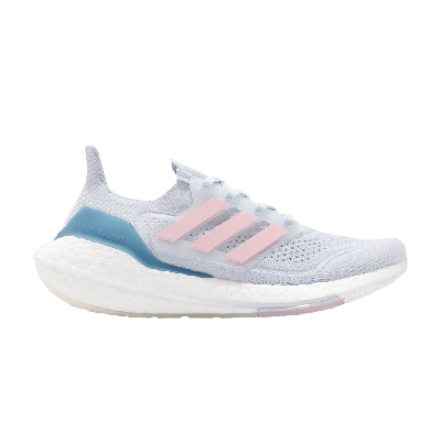 Pre-owned Adidas Originals Wmns Ultraboost 21 'halo Blue Fresh Candy'