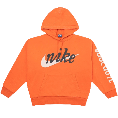 Pre-owned Nike X Cactus Plant Flea Market Shoebox Heavyweight Hooded Pullover 'orange'