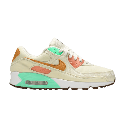 Pre-owned Nike Wmns Air Max 90 'happy Pineapple' In Cream