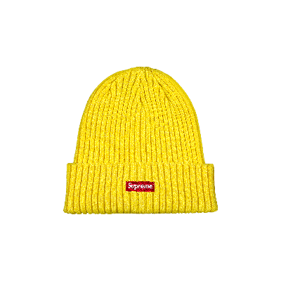Pre-owned Supreme Overdyed Beanie 'yellow'