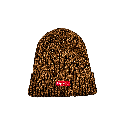 Pre-owned Supreme Overdyed Beanie 'brown'