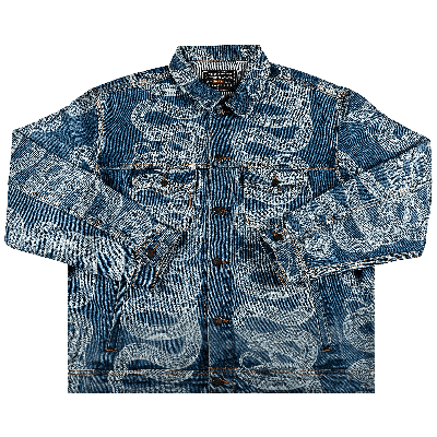 Pre-owned Supreme X Hysteric Glamour Snake Denim Trucker Jacket 'blue'