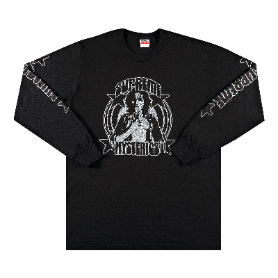 Pre-owned Supreme X Hysteric Glamour Long-sleeve Tee 'black'