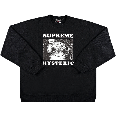 Pre-owned Supreme X Hysteric Glamour Crewneck 'black'