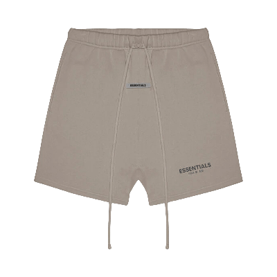 Pre-owned Essentials Fear Of God  Sweat Shorts 'taupe' In Brown