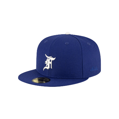 Pre-owned Essentials Fear Of God  X New Era Fitted Cap 'royal' In Blue