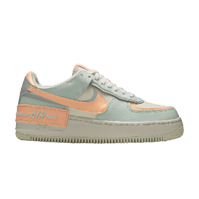 Pre-owned Nike Wmns Air Force 1 Shadow 'barely Green Crimson Tint' In Orange