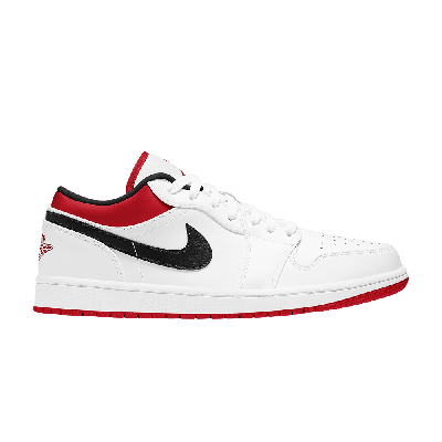Pre-owned Air Jordan 1 Low 'white University Red'