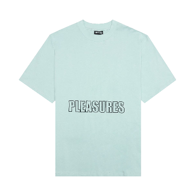 Pre-owned Pleasures Shade Heavyweight T-shirt 'mint' In Green