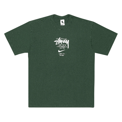 Pre-owned Nike X Stussy International Tee 'gorge Green'
