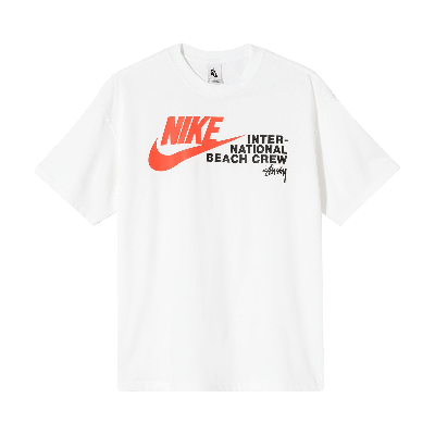 Pre-owned Nike X Stussy International Beach Crew Tee 'white'