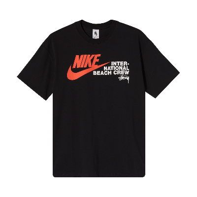 Pre-owned Nike X Stussy International Beach Crew Tee 'black'