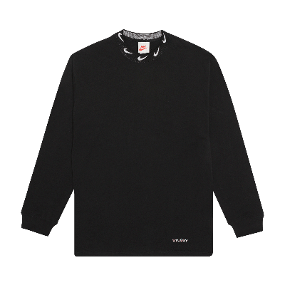 Pre-owned Nike X Stussy Nrg Br Long-sleeve Knit Top 'black'