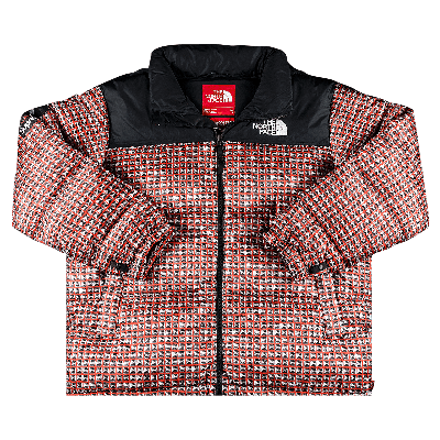 Pre-owned Supreme X The North Face Studded Nuptse Jacket 'red'