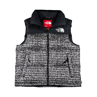 Pre-owned Supreme X The North Face Studded Nuptse Vest 'black'