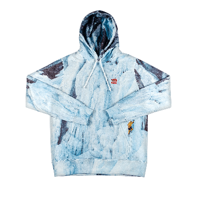 Pre-owned Supreme X The North Face Ice Climb Hooded Sweatshirt 'multicolor' In Blue