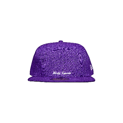 Pre-owned Supreme X New Era Reverse Box Logo Hat 'purple'