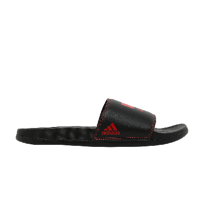 Pre-owned Adidas Originals 424 X Arsenal Fc X Adilette Comfort Slide 'black Scarlet'