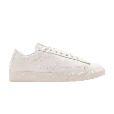 Pre-owned Nike Wmns Blazer Low Le 'sail' In Cream