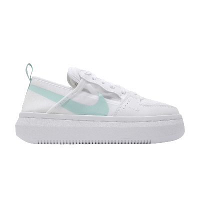 Pre-owned Nike Wmns Court Vision Alta Txt 'white Light Dew'