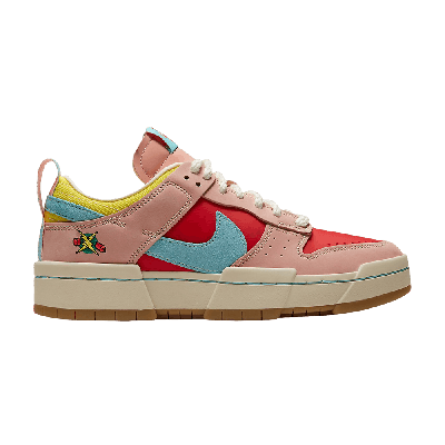 Pre-owned Nike Wmns Dunk Low Disrupt 'chinese New Year - Firecracker' In Pink